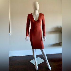Mendocino Executive Dress in Persimmon